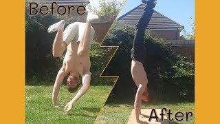 Beginner Learns The Handstand in 7 Days... Kinda || Tom Tries To Do