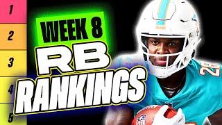  NEW Top 36 RB RANKINGS for Week 8 Fantasy Football  | Fantasy Football Rankings