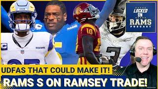 Rams Cornerback Opens Up on Jalen Ramsey Trade! EXTREMELY Bold Predcition on Rams Rookie, UDFAs!