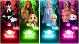 Wednesday addams - Megan m3gan - Elsa - Emma mayers Song Tileshopedmrush Gameplay