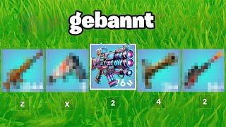 WER ÜBERLEBT länger mit GAMMEL WAFFEN in Fortnite?