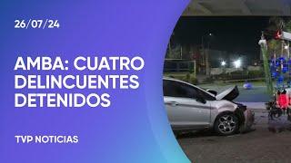 Robo, persecución, tiroteo y choque en Avellaneda