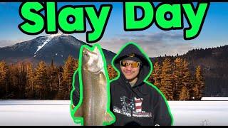 Ice Fishing Schroon Lake NY, Tips on how to Catch more LAKERS!!