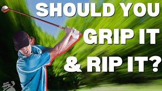 SHOULD YOU BE SWINGING AS FAST AS YOU CAN? | MYGOLFSPY