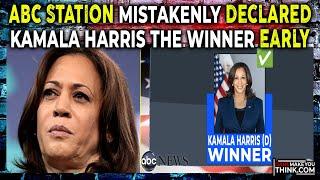 ABC Station Mistakenly declared Kamala Harris the election winner EARLY