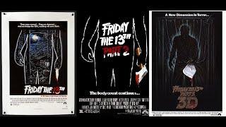 Friday the 13th Film Series Parts 1, 2 & 3 (1980-1982) Photos & Covers