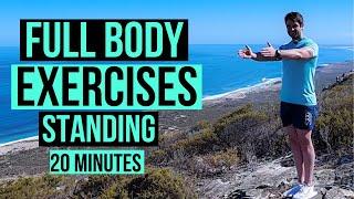 Whole Body Exercises For Seniors & Beginners (20 Minutes, Standing). Includes Walking and Relaxation