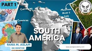 South America map | world geography