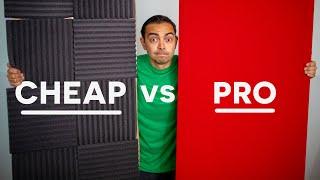 $50 DIY vs $450 PRO Acoustical Panels (Worth It?) - Echo & Sound Proofing