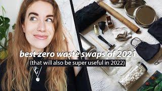 my 20 favourite zero waste swaps of 2021 // low impact/less buying living