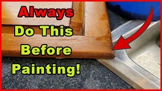How To Clean Kitchen Cabinets Before Painting