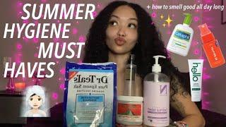 FEMININE HYGIENE MUST HAVES * summer edition * + tips on how to smell good all day long!