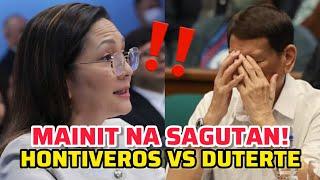 MAINIT NA SAGUTAN NI HONTIVEROS AT DUTERTE!