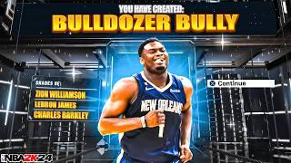 This 99 STRENGTH BUILD + HOF BULLDOZER is AMAZING(NBA 2K24)