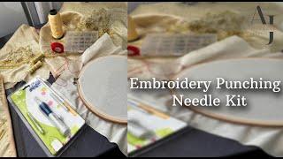 Punch Needle Kit | Trying the "MAGIC EMBROIDERY PEN" - does it work? | Embroidery Pen Review