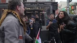 Pro-Palestine protesters SHUT down Williamsburg Bridge