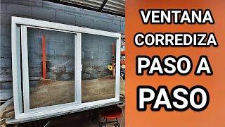 VENTANA CORREDIZA PASO A PASO - PROLAMSA - JJ HERRERIA Y MÁS