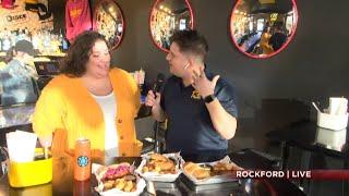 13 WREX's Dillon Valencia tastes Disco Chicken LIVE for Rockford Region Restaurant Week