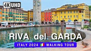 RIVA DEL GARDA Walking Tour 4K  ITALY 2024  Lake Garda WALK