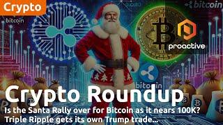 Is a Santa rally still in store for Bitcoin as Ripple triples in value? - Crypto Roundup