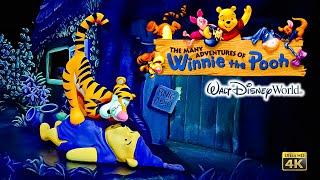 The Many Adventures of Winnie the Pooh On Ride Low Light 4K POV Walt Disney World 2024 03 03