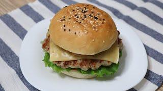 ДОМАШНИЙ БУРГЕР | домашний гамбургер с куриной котлетой