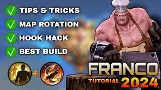 FRANCO Solo Rank Tutorial & Guide 2024 (English): Skills, Combo, Best Build, Tips & Tricks | MLBB