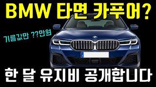 BMW타면 카푸어라고? 530i m sport 한 달 유지비 싹 다 공개합니다. 기름값만 얼마라고???? [bmw 5시리즈 유지비, 제네시스 g80 유지비]