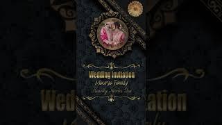 GOLD MANDALA EDIUS X EDIUS  WEDDING INVITATION #2511