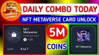 How to Unlock NFT Metaverse Card Daily Combo 26 August Hamster kombat Nft Metaverse Card Unlock