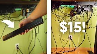 How to cable manage your setup in 20 min! Only costs $15!