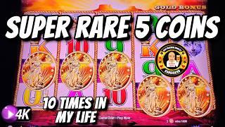 THE SUPER RARE 5 COIN BONUS on Buffalo Gold