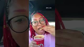 raising canes mukbang  #crunchy #asmr #mukbang #raisingcanes #chickentenders #crispy #canessauce