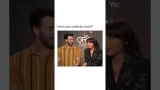 Who's your celebrity crush - Chris Evans #shorts #chrisevans #celebrity