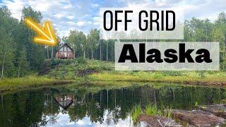 1st FULL Day at our Off Grid ALASKA Cabin! || 7 Day Trip || Exploring our New Homestead with You!