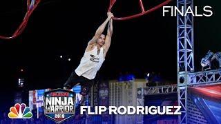 Flip Rodriguez's Lucky Safety Pass Run in Stage 1 - American Ninja Warrior Vegas Finals 2019