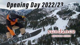 Sundance Ski Resort Opening Day 2022 2023 w Lucas Catania