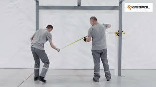 KRISPOL K2R SL - montaż bramy garażowej | sektionalgaragentore SL | sectional garage door SL