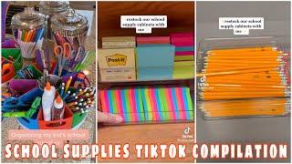 school supplies organization tiktok compilation