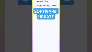 How to Check software update in mobile #shortsfeed #smartphone #trending #mobile #softwareupdate