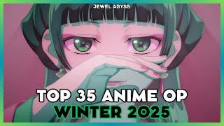 Top 35 Anime Openings - Winter 2025