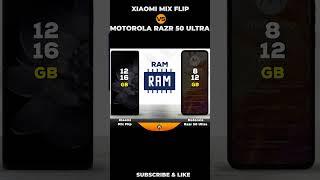 Xiaomi Mix Flip vs Motorola Razr 50 Ultra #compare #shorts