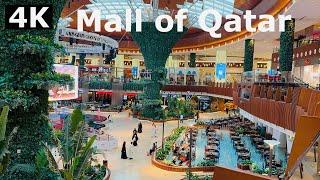 Mall of Qatar 4K walking Tour |Luxury shopping Mall |Mall of Qatar Doha| Must visit place in Qatar