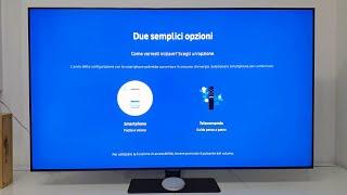 Prima accensione e configurazione della Smart TV Samsung QLED Q80 | GiovaTech