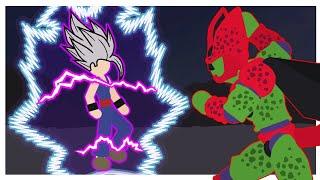 Gohan Beast Vs Cell Max | Dragon Ball Super Super Hero Stick Fight