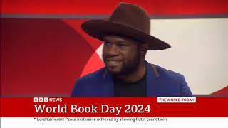 World Book Day interview on BBC News - Banji Alexander