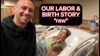 Our Labor and Birth Story - Raw!! *Surprise Gender Reveal*