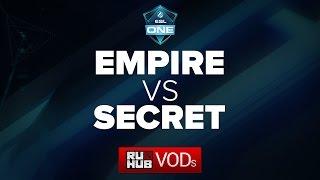 Empire vs Secret,vs  ESL One Manila LAN Finals, game 2