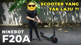 Scooter Tak Laju Tapi Lawak ! Ninebot Electric Scooter F20A Full Review + Riding Experience