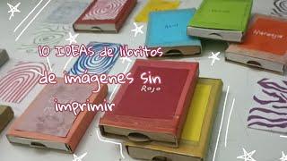 10 IDEAS DE LIBRITOS DE IMÁGENES/ STICKERS SIN IMPRIMIR ️‍🩹 - micnotes 